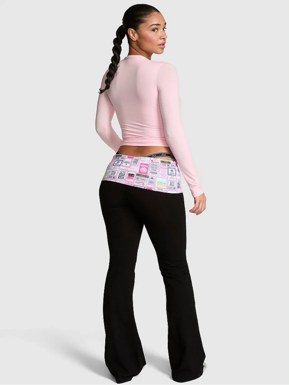 New Medium XL Victoria's Secret PINK Black Leggings Yoga Pants 2026 Pink Friday